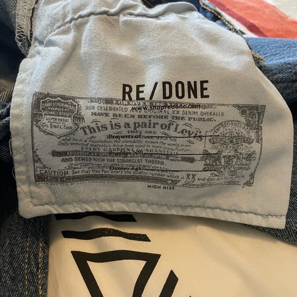 Levi’s Re/done Made in USA High Rise Jeans Denim Size 30 - Picture 7 of 14